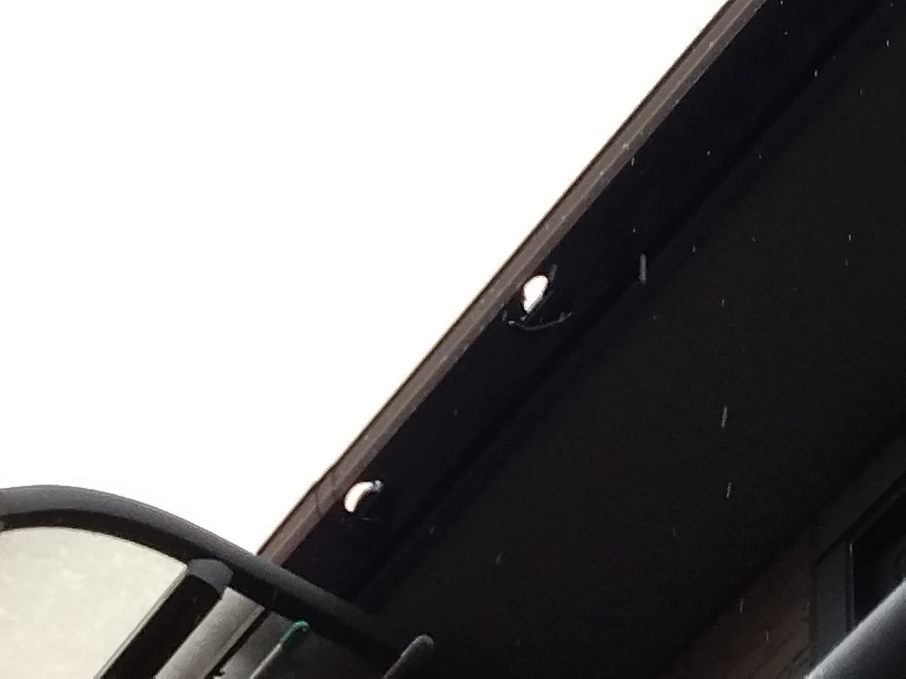 姫路市　雹災害で雨どい破損